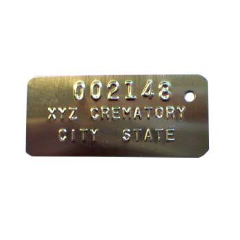 Cremation ID Tags – 105