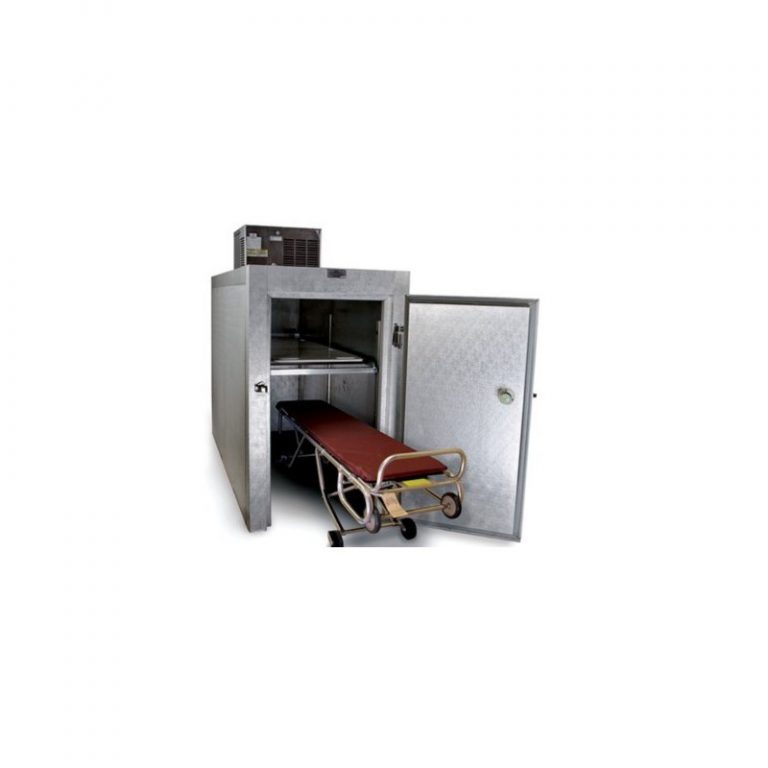 CREMATION TWO BODY ROLL IN STYLE MORTUARY COOLER New England