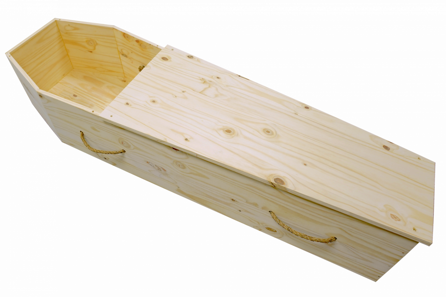 SHAPED PINE CASKET - New England Cremation Supply