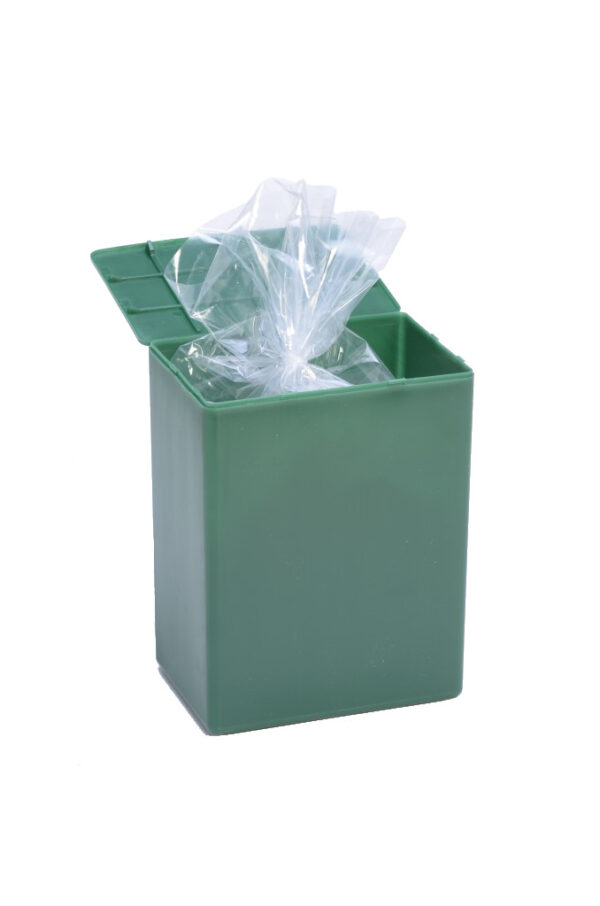 Plastic Temporary Cremains Container Green