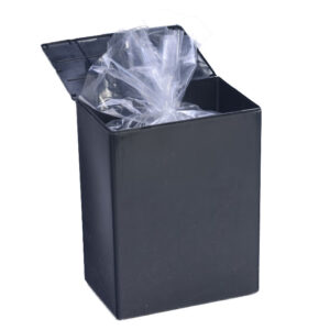 Plastic Temporary Cremains Container Black