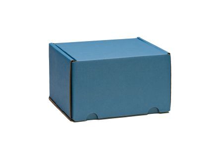 Temporary Cremains Container – Corrugated Blue